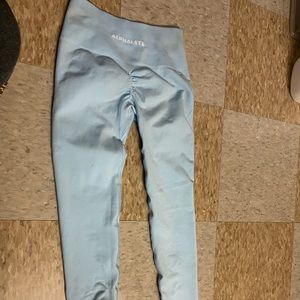 COPY - ALPHALETE AMPLIFY SKY BLUE LEGGINGS SIZE S